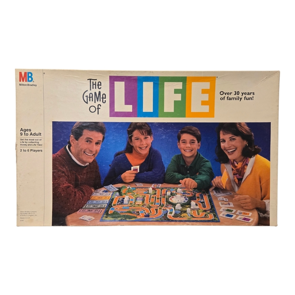 Vintage 1991 THE GAME OF LIFE Board Game **COMPLETE**